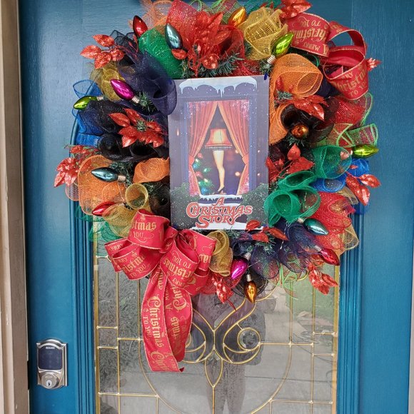 A Christmas Story Movie Wreath - Picture 7 of 9